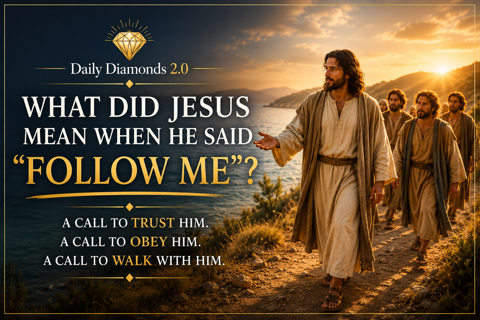 What Did Jesus Mean When He Said “Follow Me”? · Bible Alive